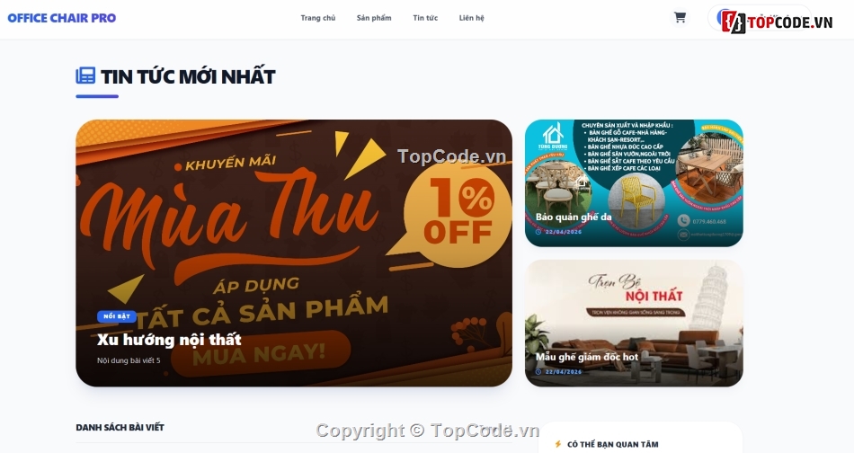 website,mới nhất,bán ghế